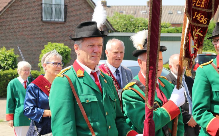 Ronald Franken schutterskoning 2018 bij ‘t St. Jansgilde Beek-Loerbeek