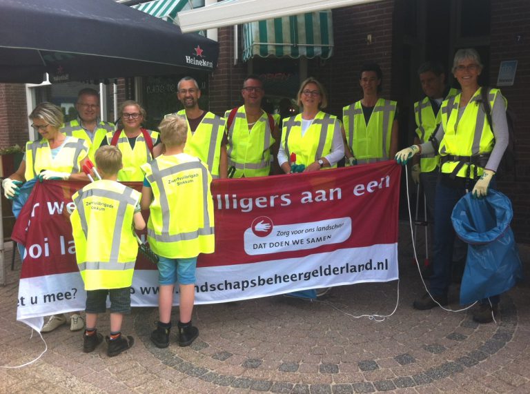 Start Zwerfafvalbrigade Stokkum een succes