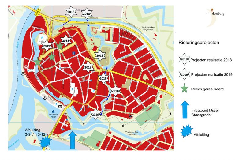 Aanpak wateroverlast binnenstad Doesburg