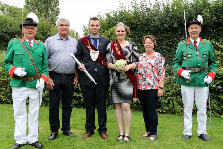 Rob en Jessica Zweden kermiskoningspaar 2018 St. Jansgilde