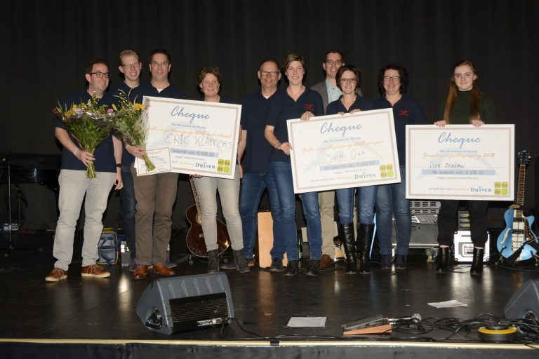 Winnaars Vrijwilligersprijzen 2018 gemeente Duiven