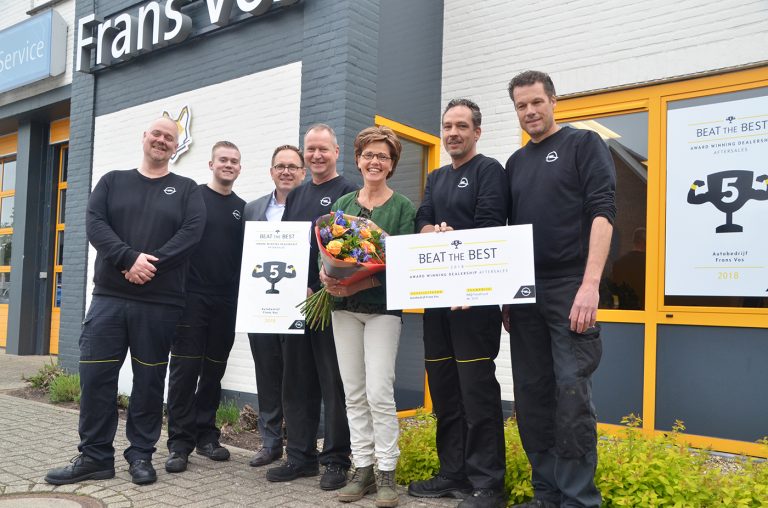 Autobedrijf Frans Vos wint de Beat the Best Award