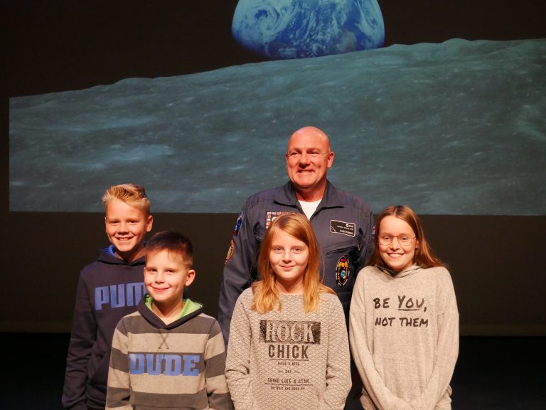 Voorstelling André Kuipers groot succes