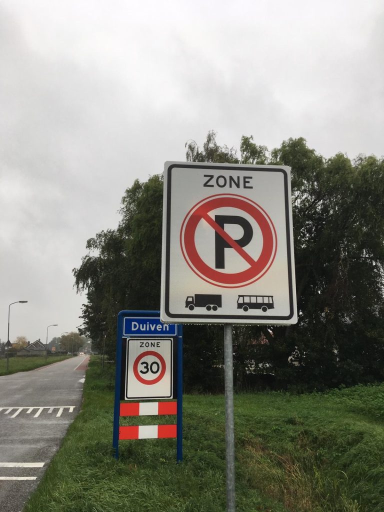 Verbod op parkeren van vrachtwagens op de openbare weg in de gemeenten Duiven en Westervoort