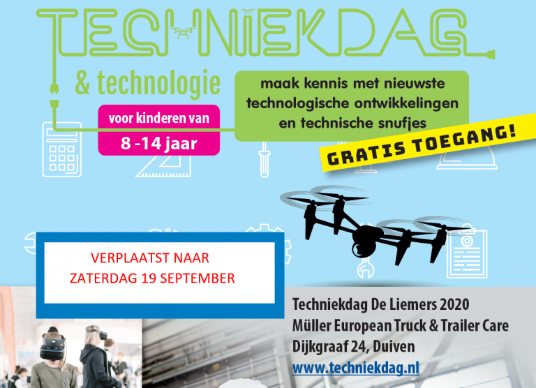 Techniekdag de Liemers verplaatst naar zaterdag 19 september