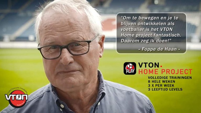 VTON (Voetbal Technische Ontwikkeling Nederland) presenteert ism BVO’voetbal “Home Project”