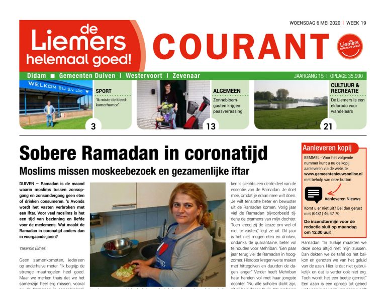 DLHG COURANT WEEK 19 – WOENSDAG 6 MEI 2020