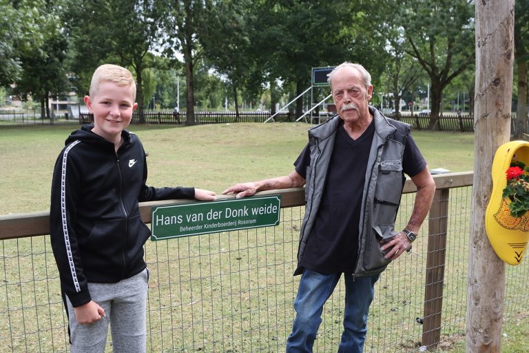 Hans van der Donk weide bij Kinderboerderij Rosorum