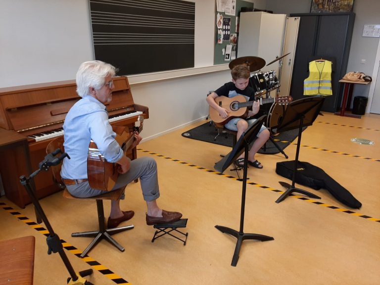 Er gaat niets boven een ‘live’ muziekles