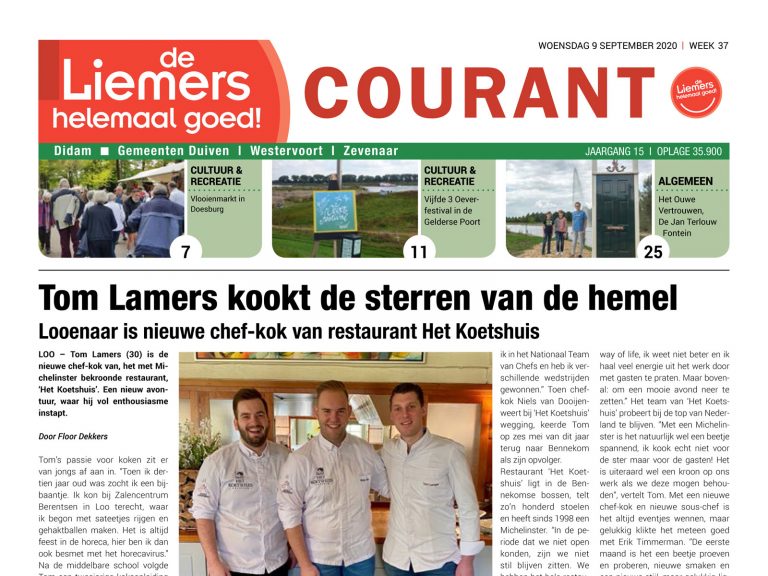 DLHG COURANT WEEK 37 – WOENSDAG 9 SEPTEMBER 2020