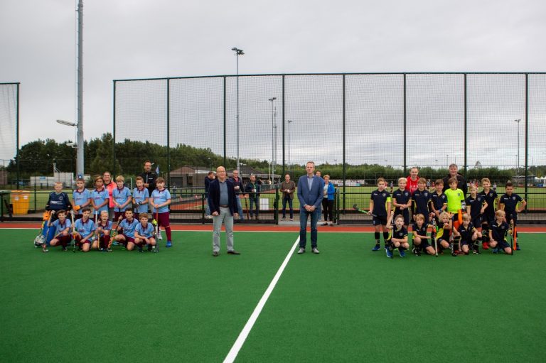 Kleine opening nieuwe waterveld MHC Westerduiven