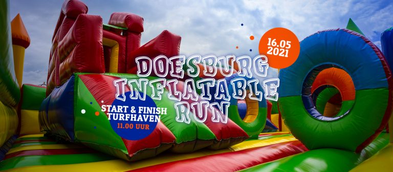 Inflatable Run aan de Doesburgse Turfhaven