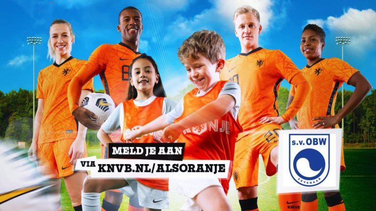 Voetballen als oranje bij OBW!