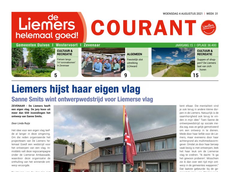 DLHG COURANT WEEK 31 – WOENSDAG 4 AUGUSTUS 2021