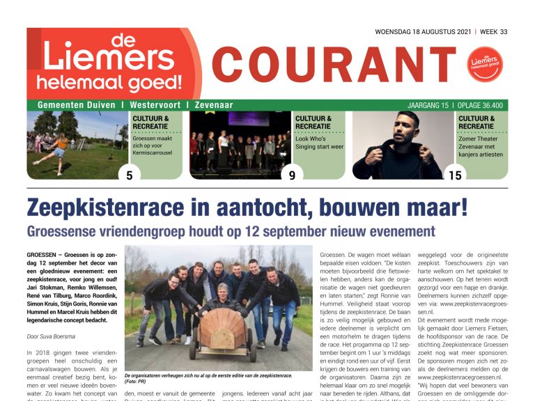 DLHG COURANT WEEK 33 – WOENSDAG 25 AUGUSTUS 2021