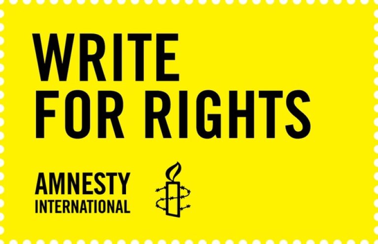 Amnesty Schrijfactie