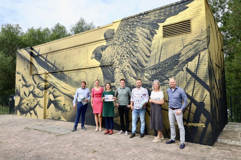 Sidney Waerts maakt van gemaal Doesburg een gouden kunstwerk