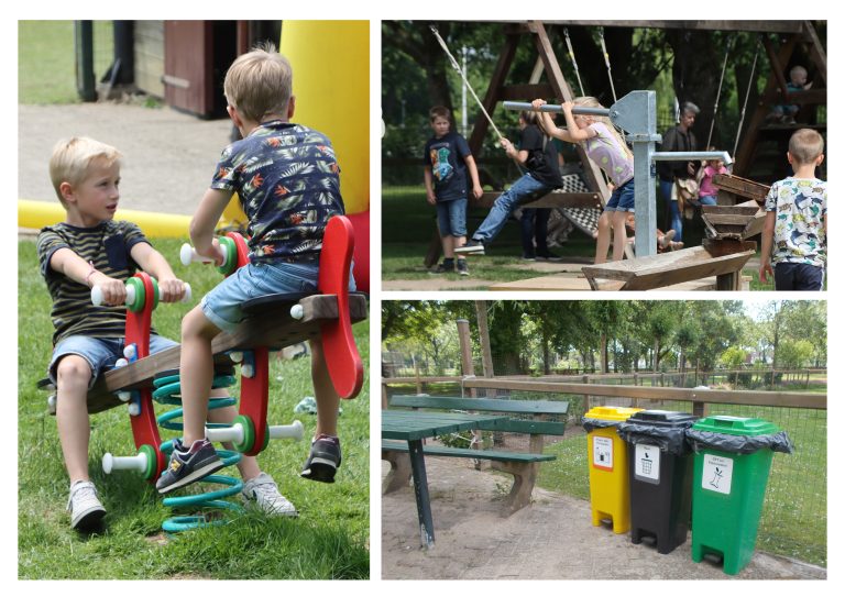 Univé Oost geeft kinderboerderij Rosorum nieuwe speeltoestellen